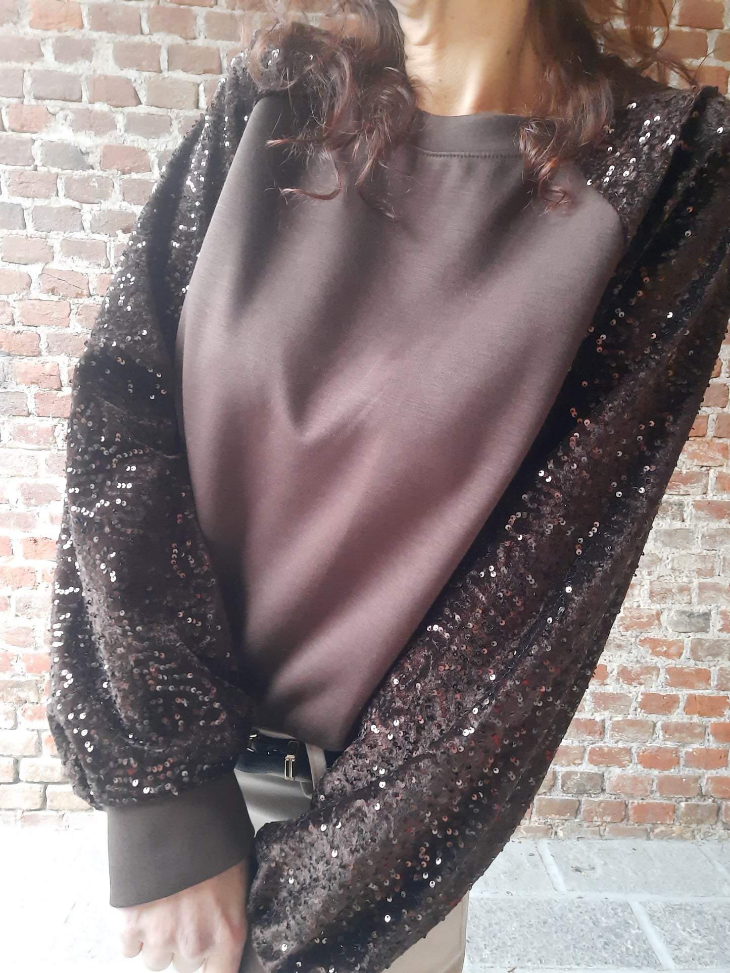 Felpa Luce Cioccolato