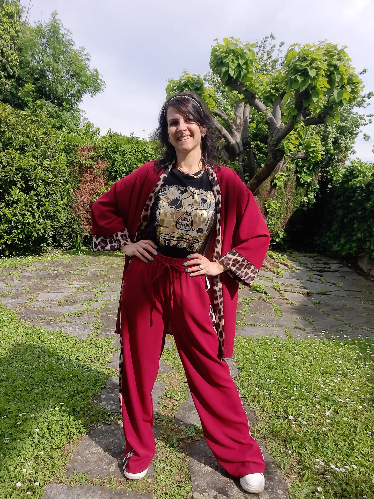 Completo Soft Leo Bordeaux