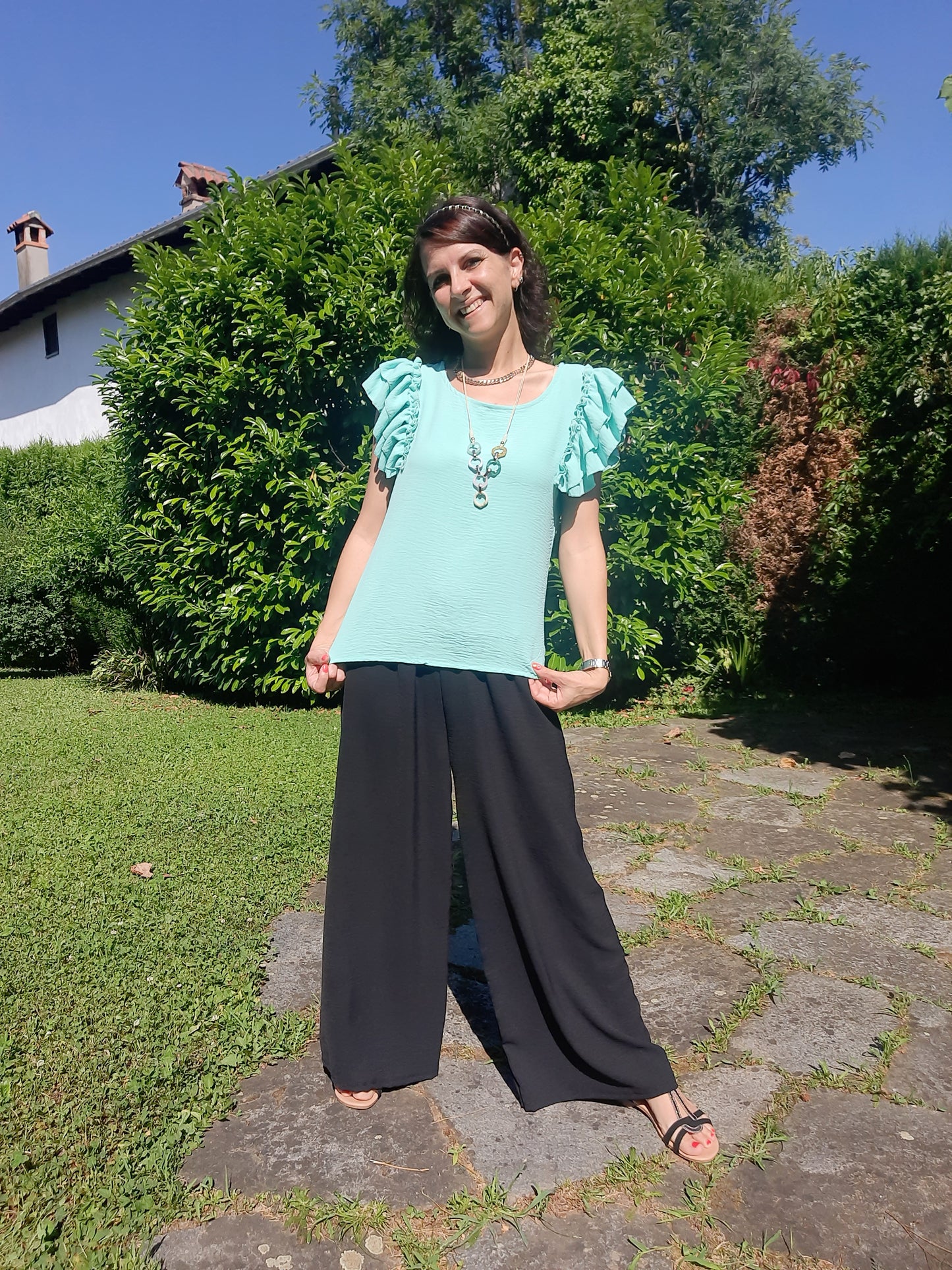 Top Chic Verde Acqua