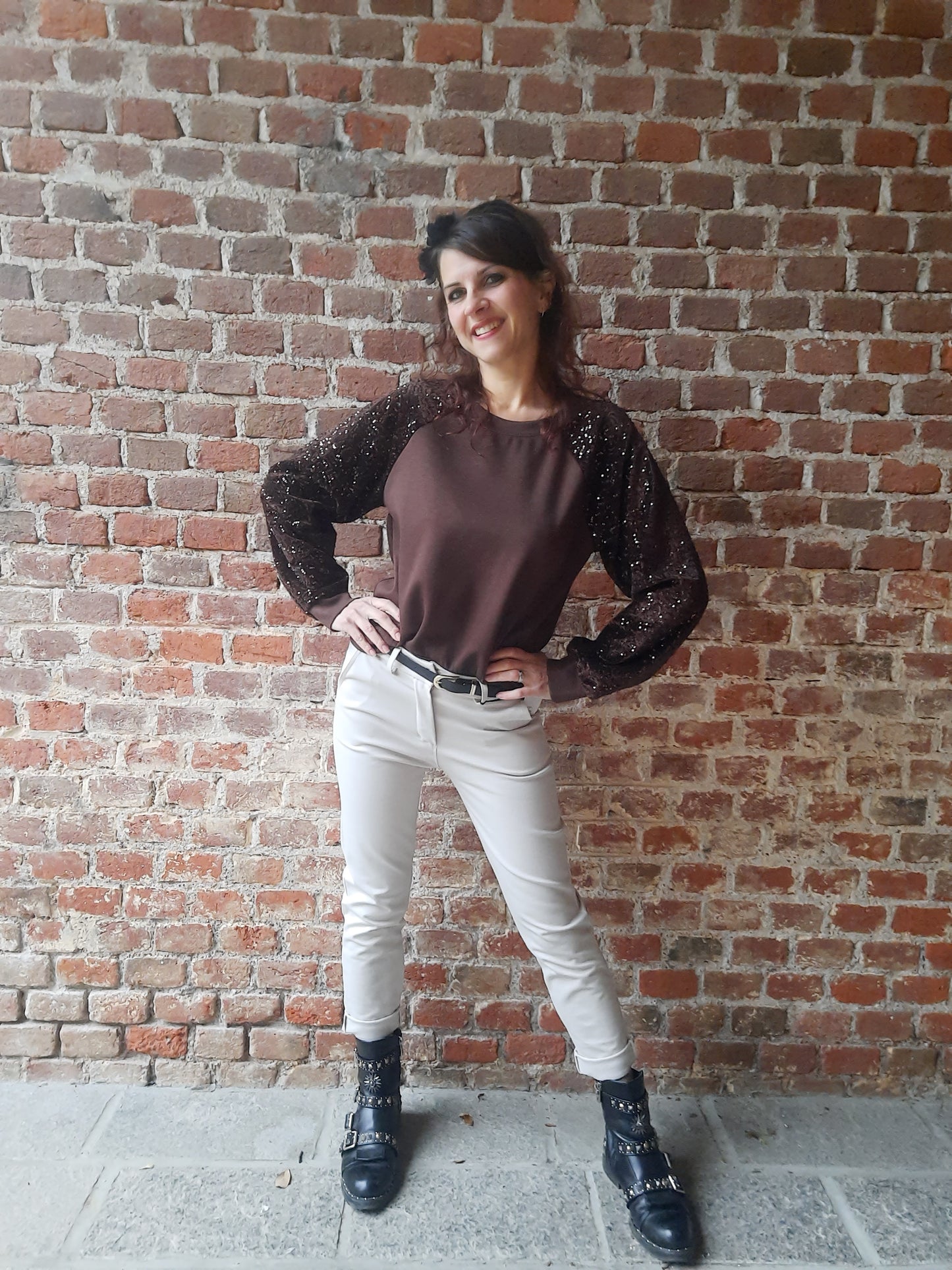 Felpa Luce Cioccolato