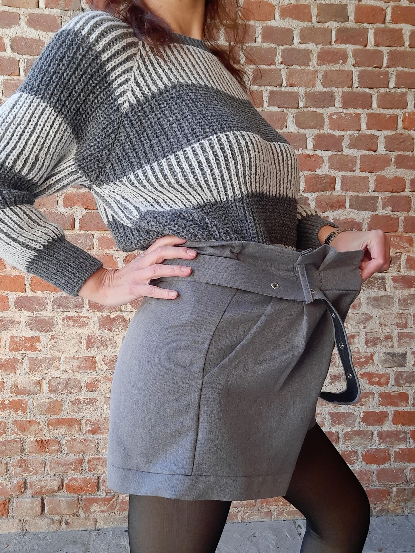 Pantaloncino Emily Grigio