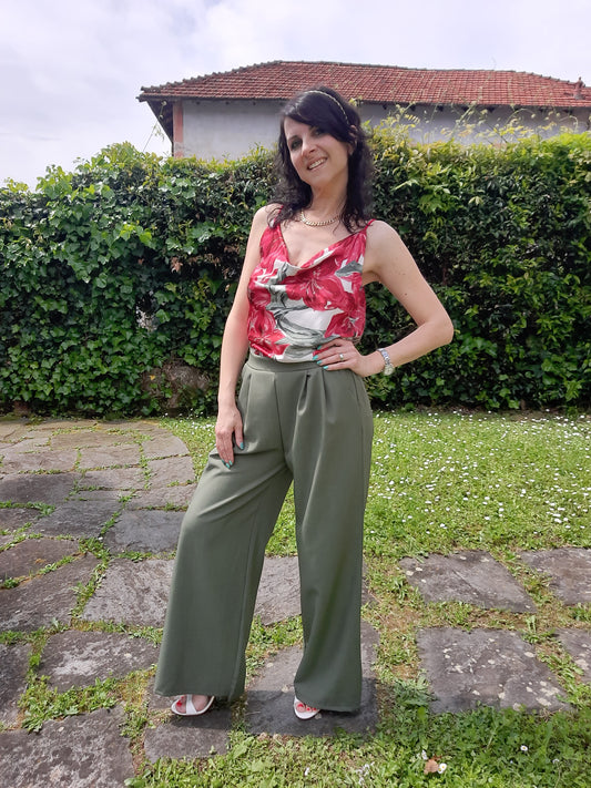 Top Romantico Rosso