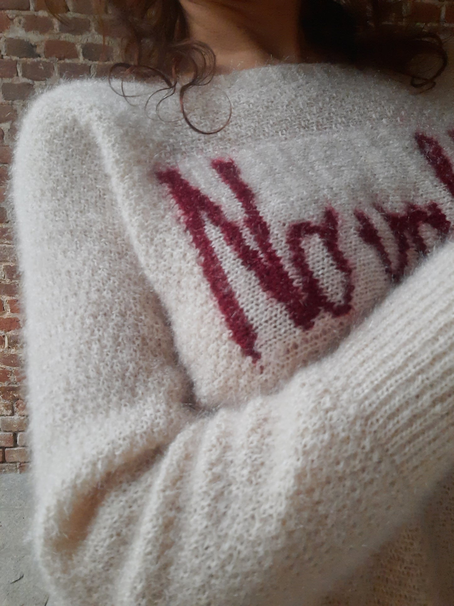 Maglioncino No Vabbè Panna