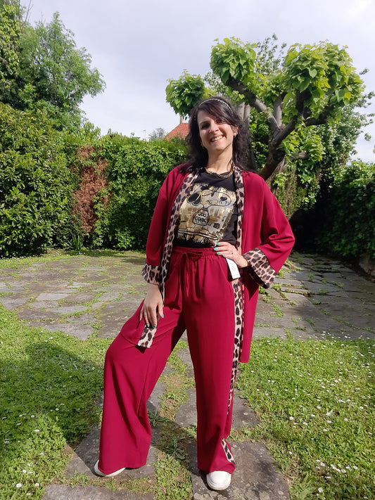 Completo Soft Leo Bordeaux