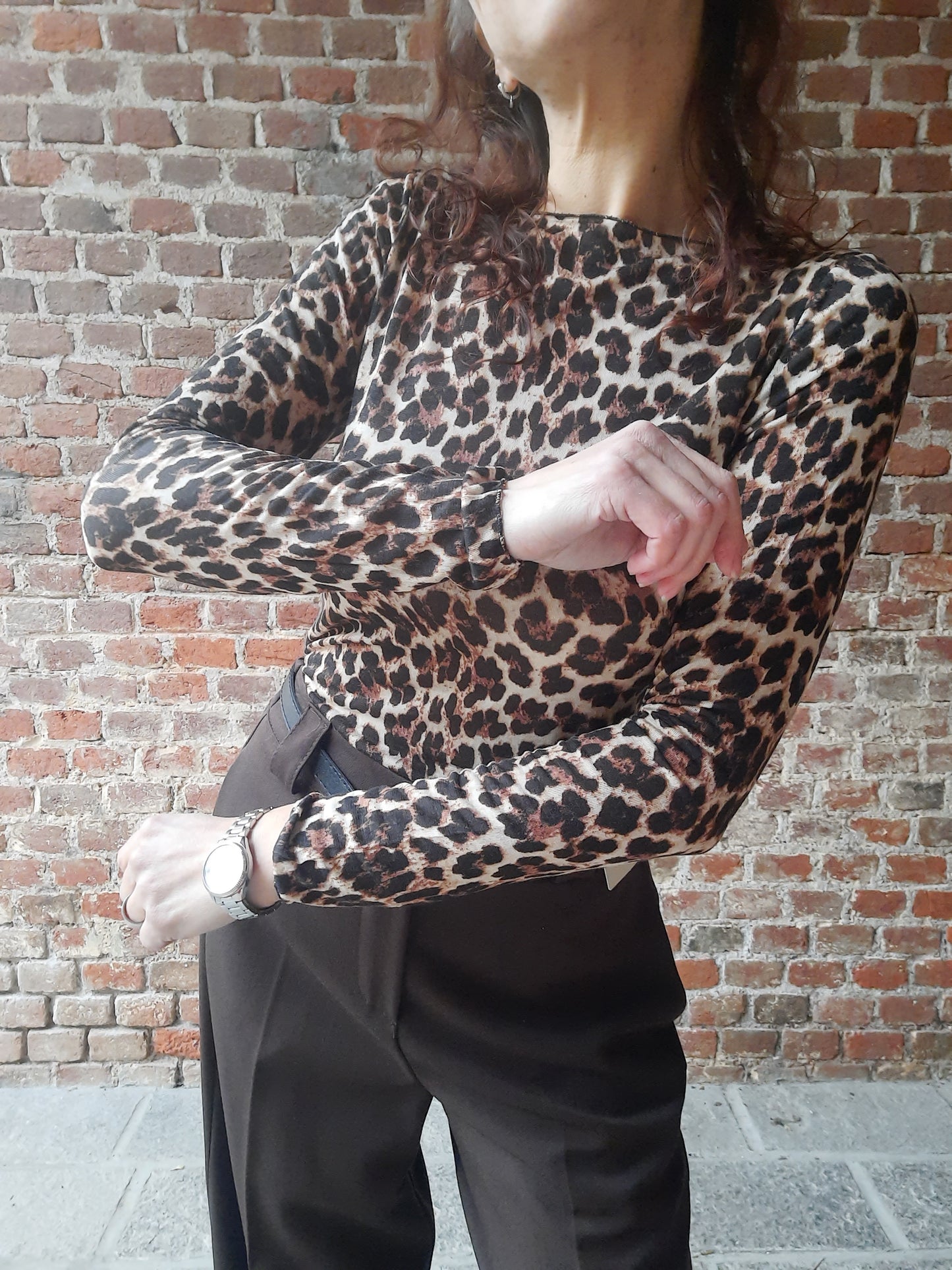 Maglia Cashmerina Leopardato