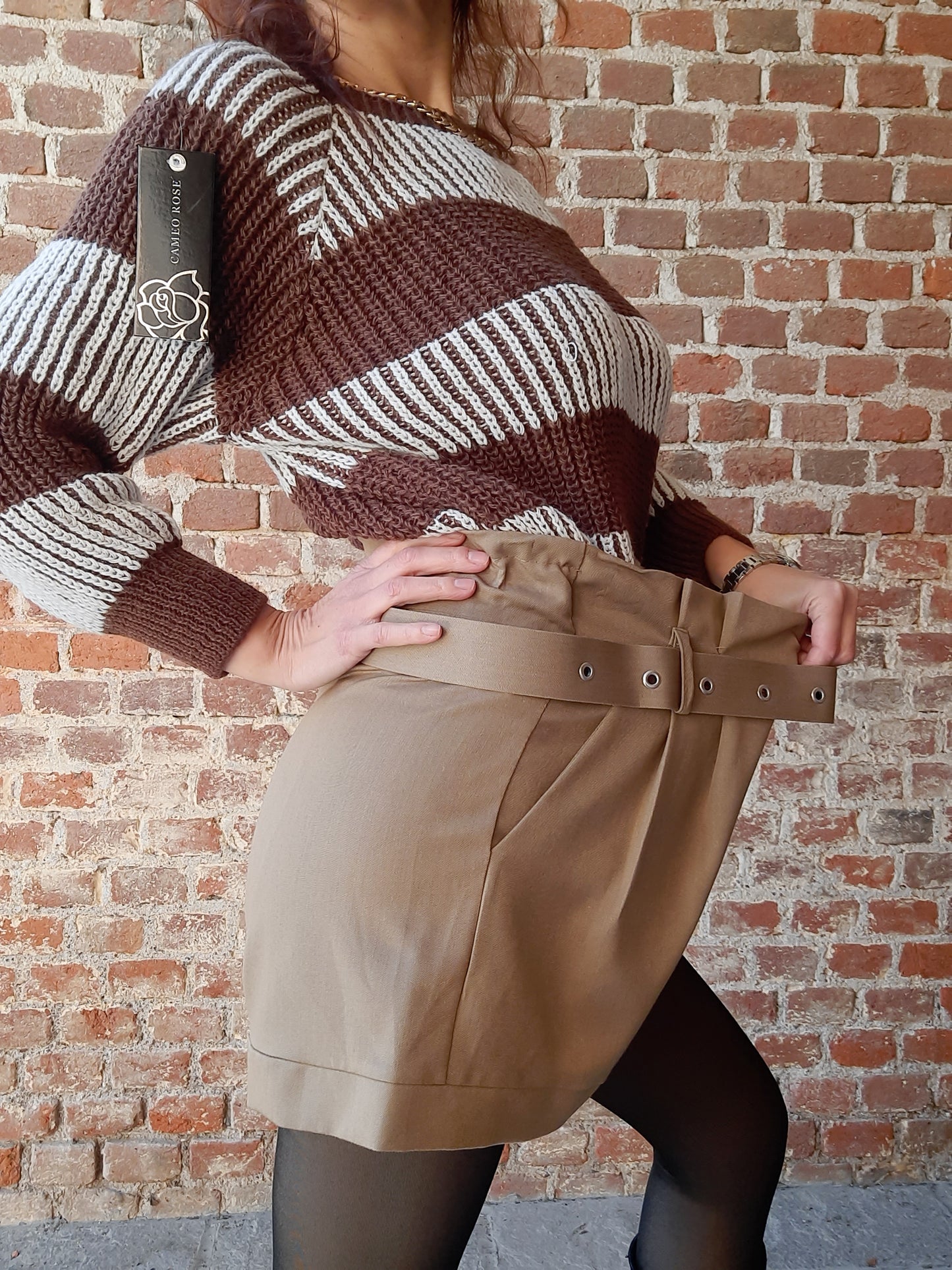 Pantaloncino Emily Caffelatte