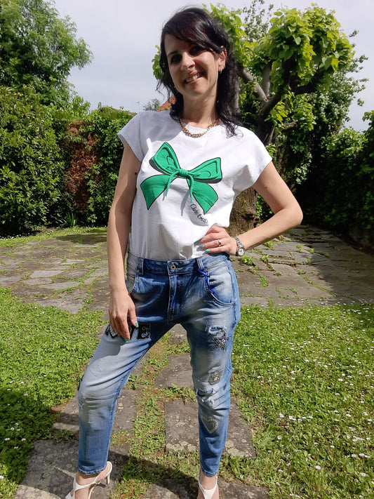 T-shirt Alternativa Fiocco Verde