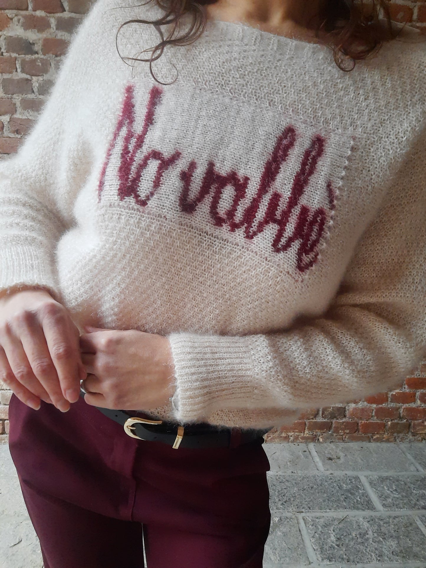 Maglioncino No Vabbè Panna