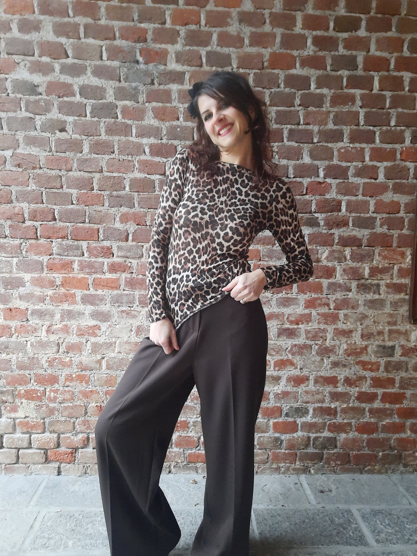 Maglia Cashmerina Leopardato