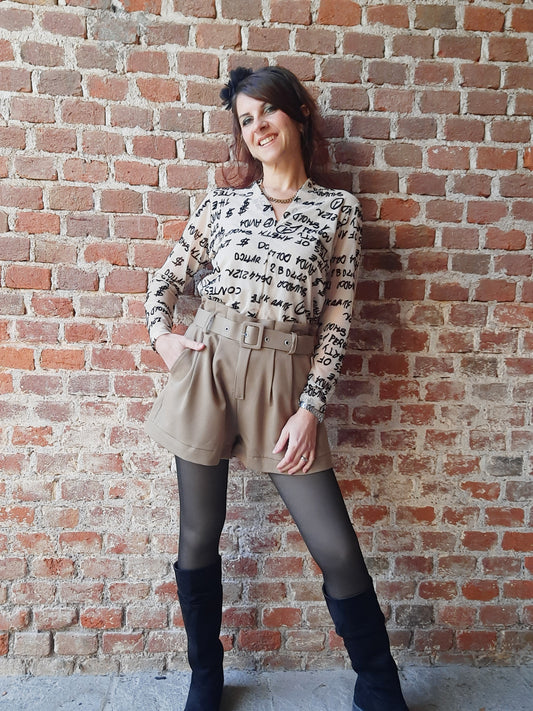 Pantaloncino Emily Caffelatte