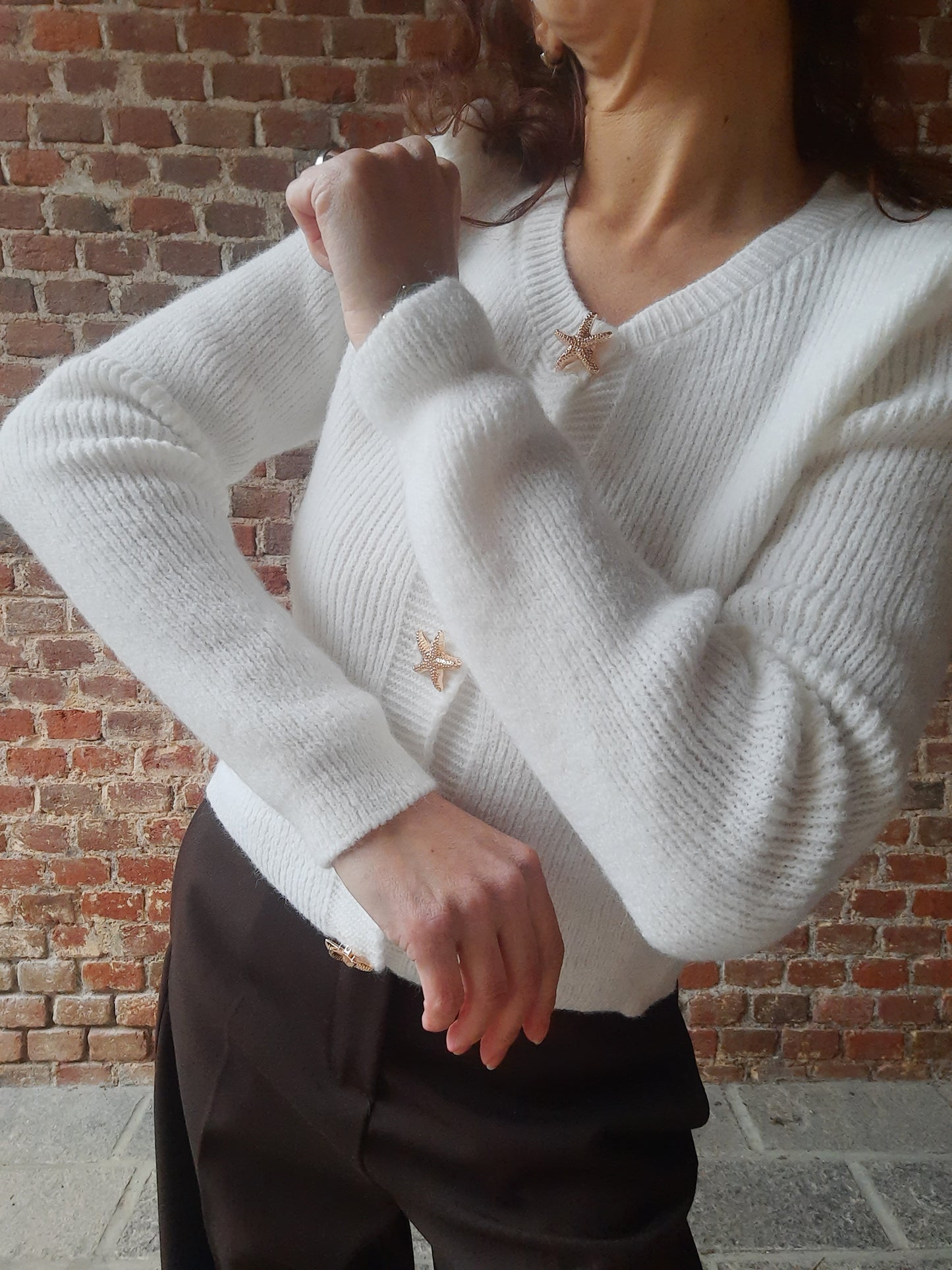 Cardigan Stella Bianco