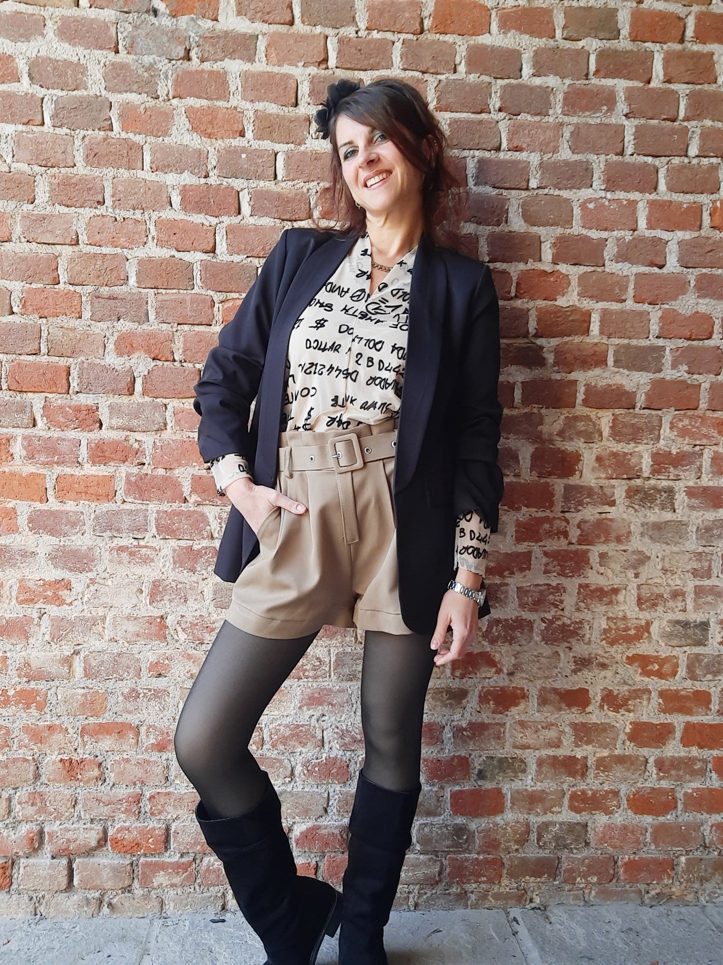 Pantaloncino Emily Caffelatte