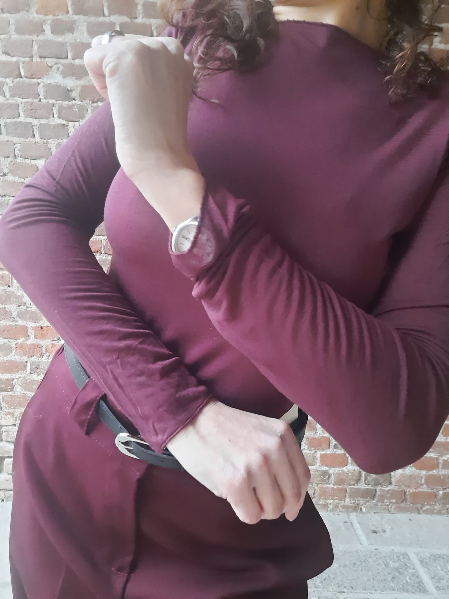 Maglia Cashmerina Bordeaux