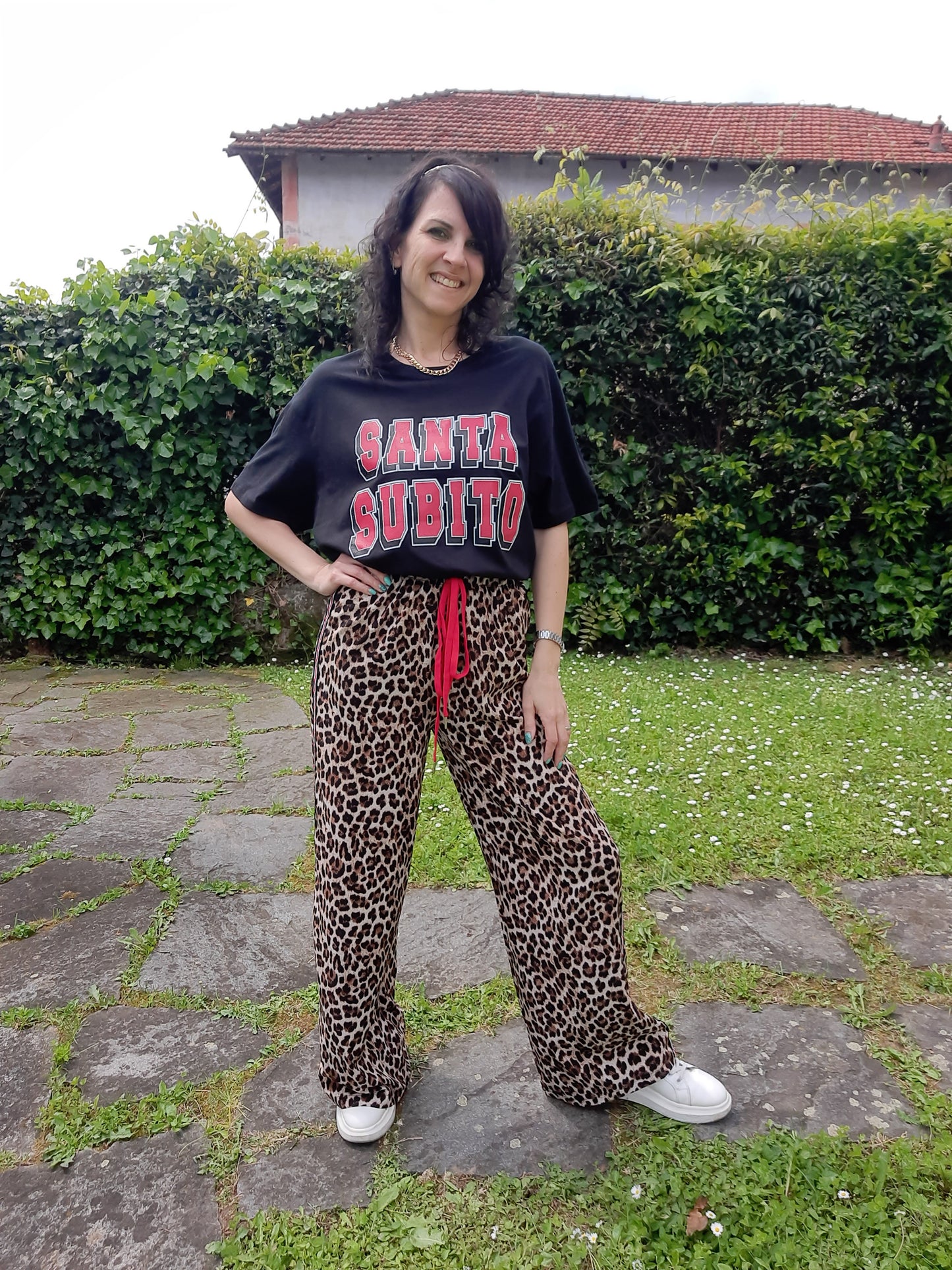 T-shirt Santa Subito Nera