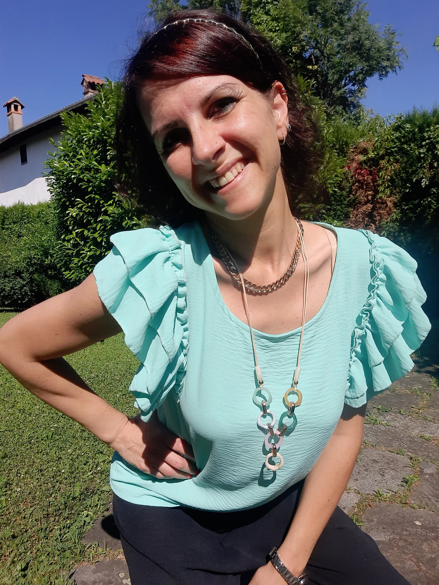 Top Chic Verde Acqua