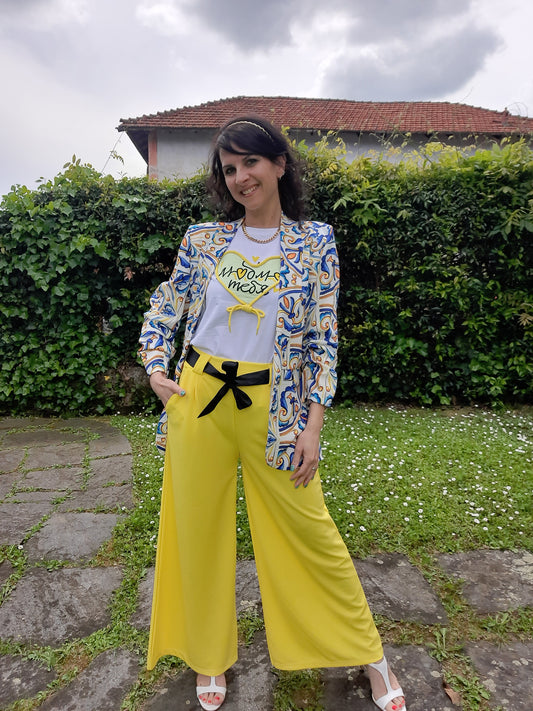 T-shirt Alternativa Cuore Giallo