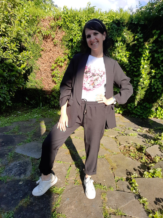 Completo Sporty Chic Nero