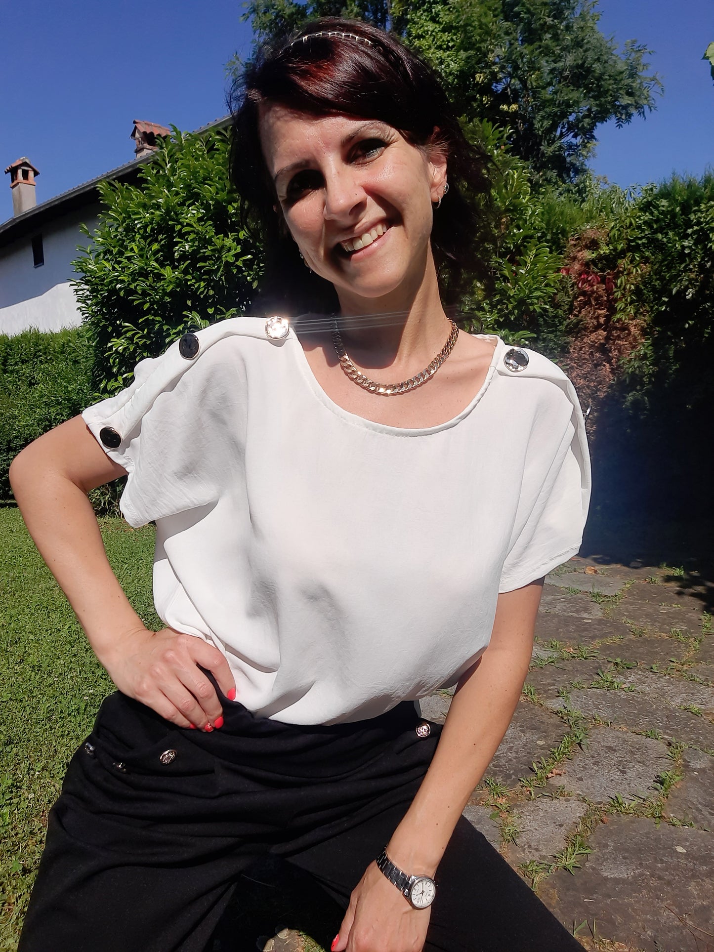 Maglia Over Bianca