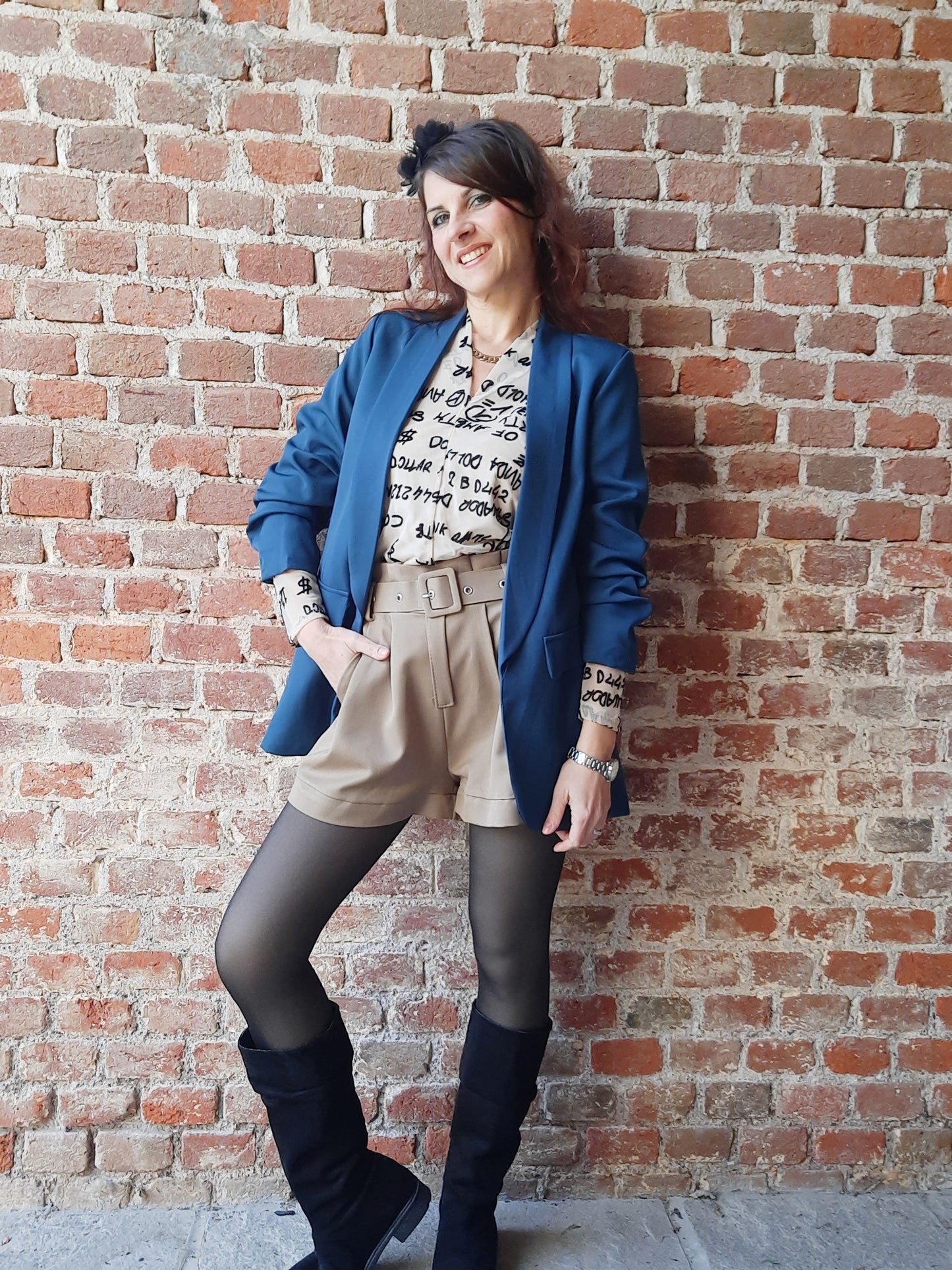 Pantaloncino Emily Caffelatte