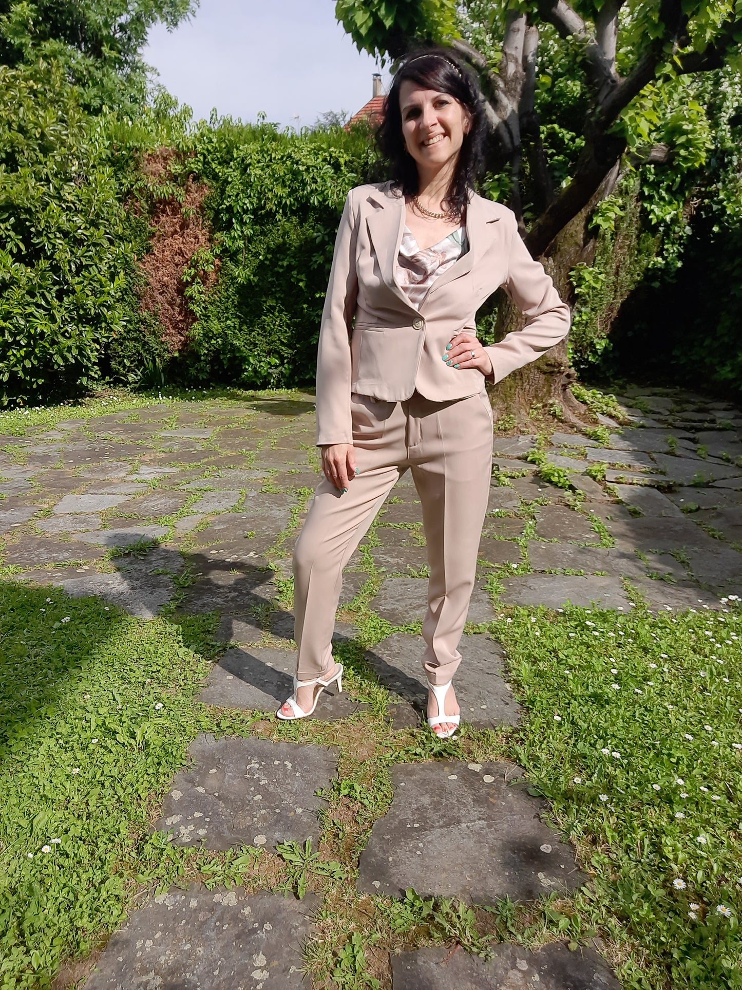 Tailleur Chic Beige
