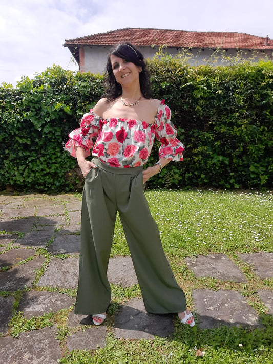 Blusa Delicata Rosso