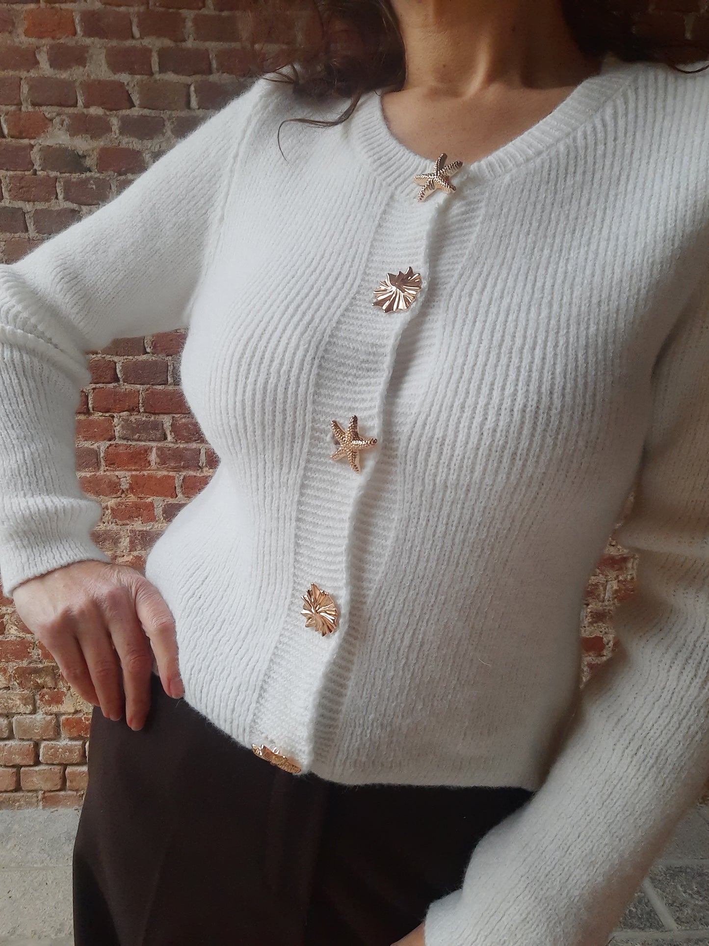 Cardigan Stella Bianco
