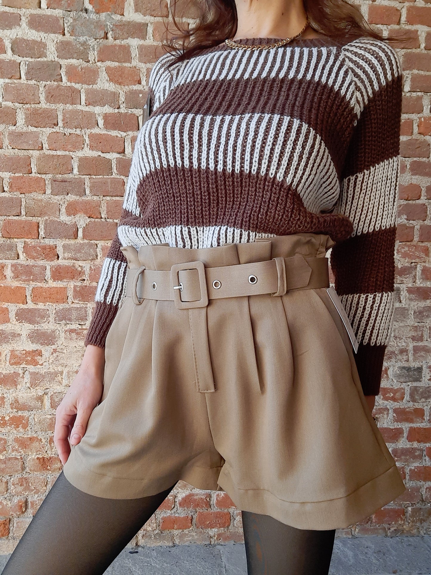 Pantaloncino Emily Caffelatte