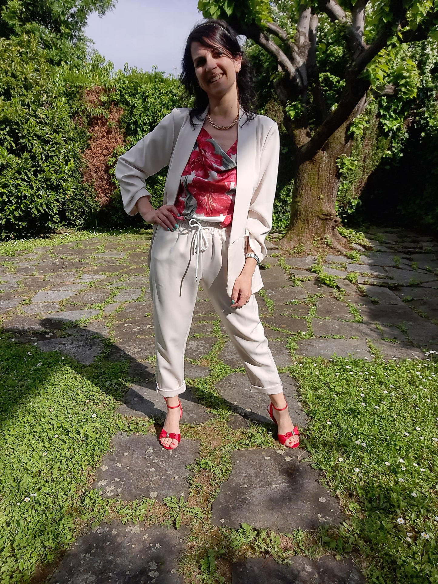 Completo Sporty Chic Burro