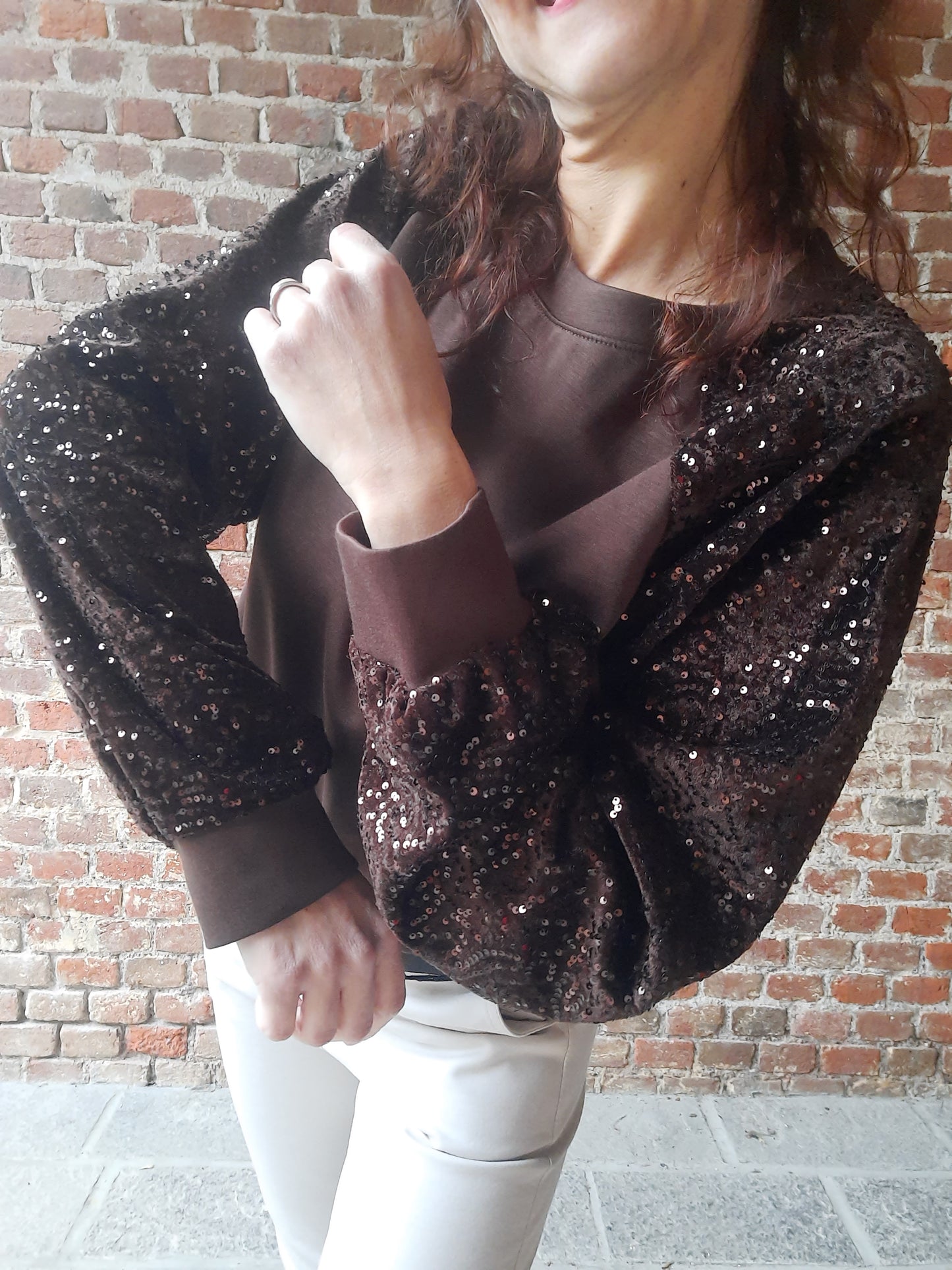 Felpa Luce Cioccolato