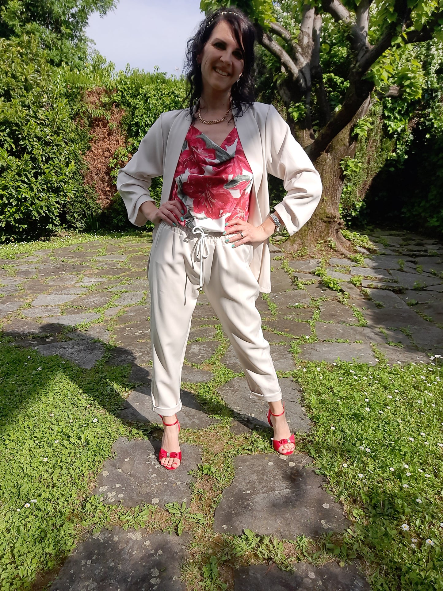 Completo Sporty Chic Burro