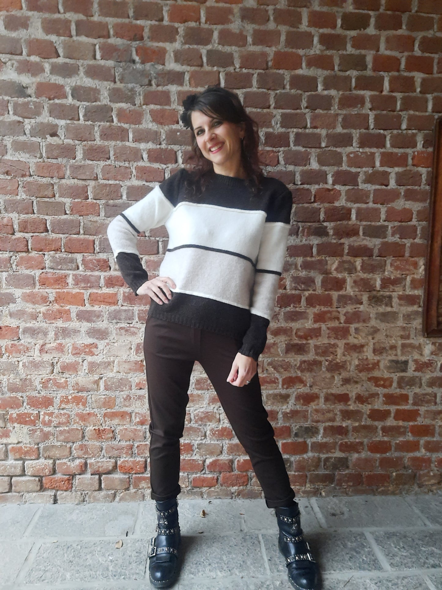 Maglione Giulia Marrone