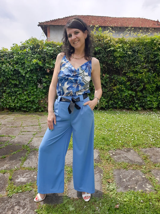 Top Romantico Blu