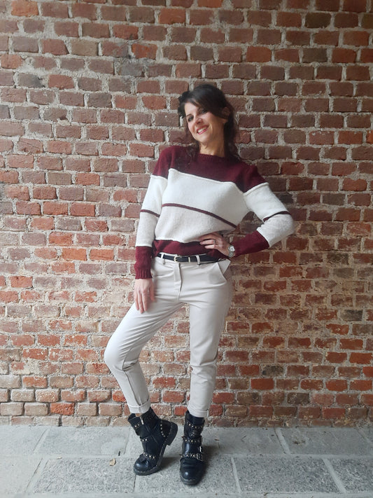 Maglione Giulia Bordeaux