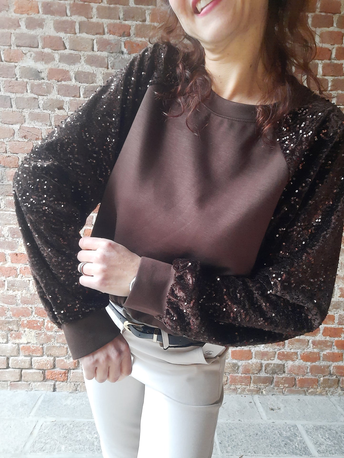 Felpa Luce Cioccolato