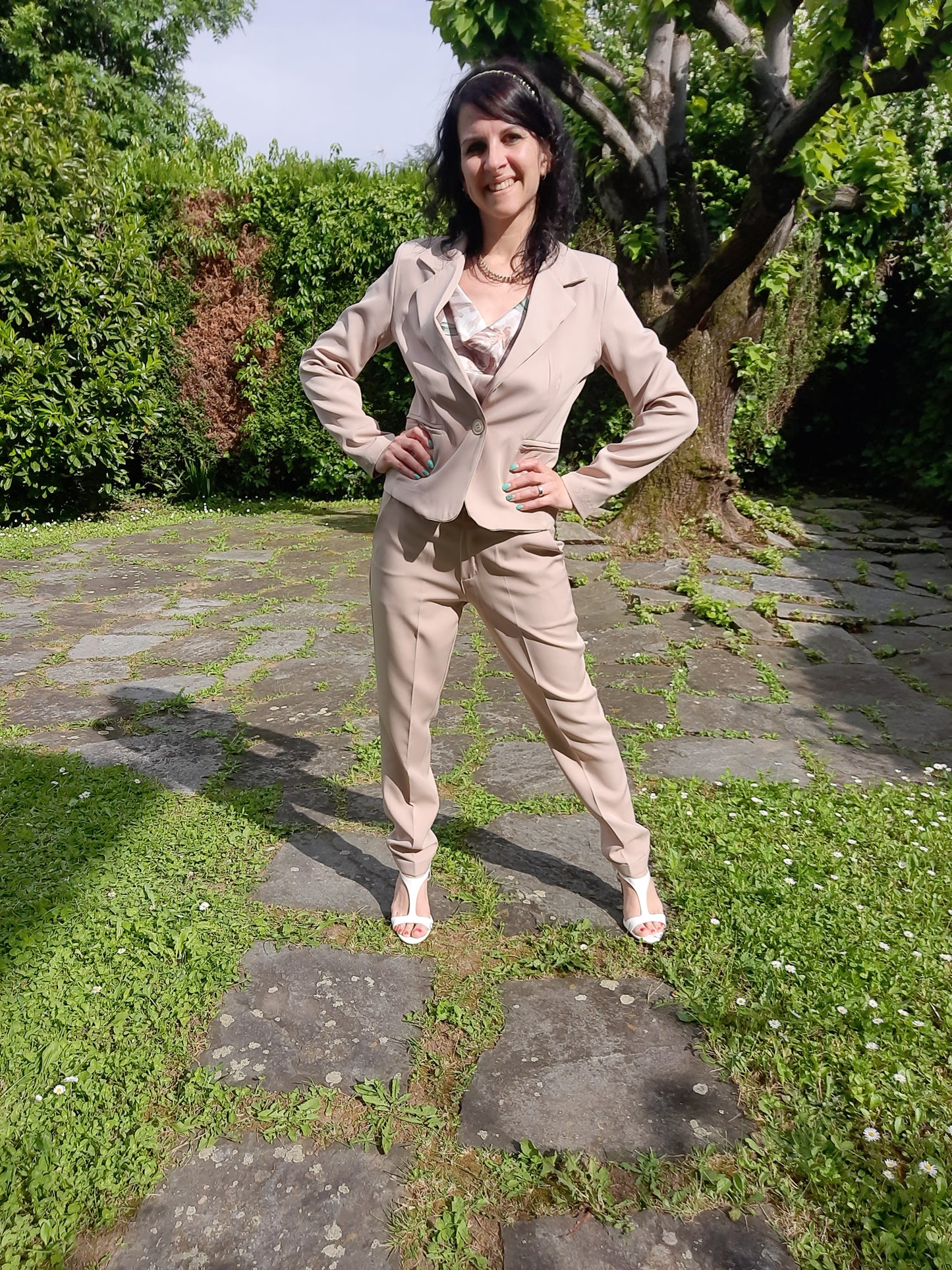 Tailleur Chic Beige