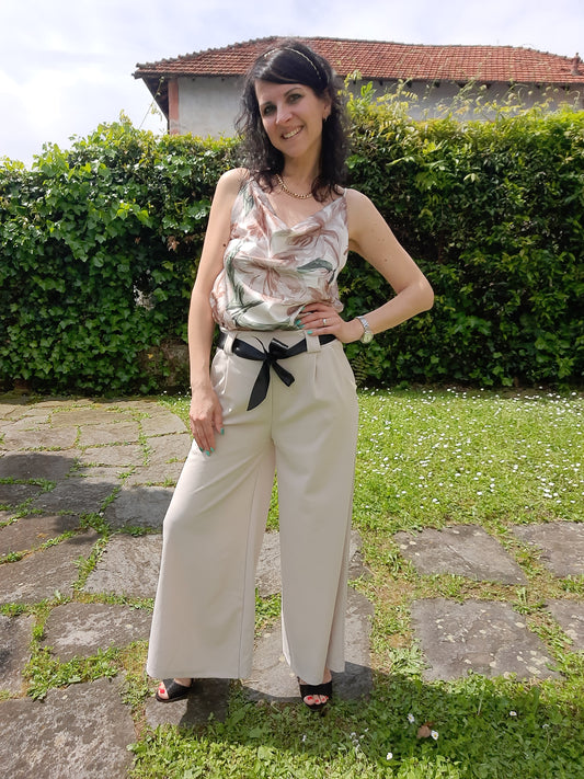 Top Romantica Beige