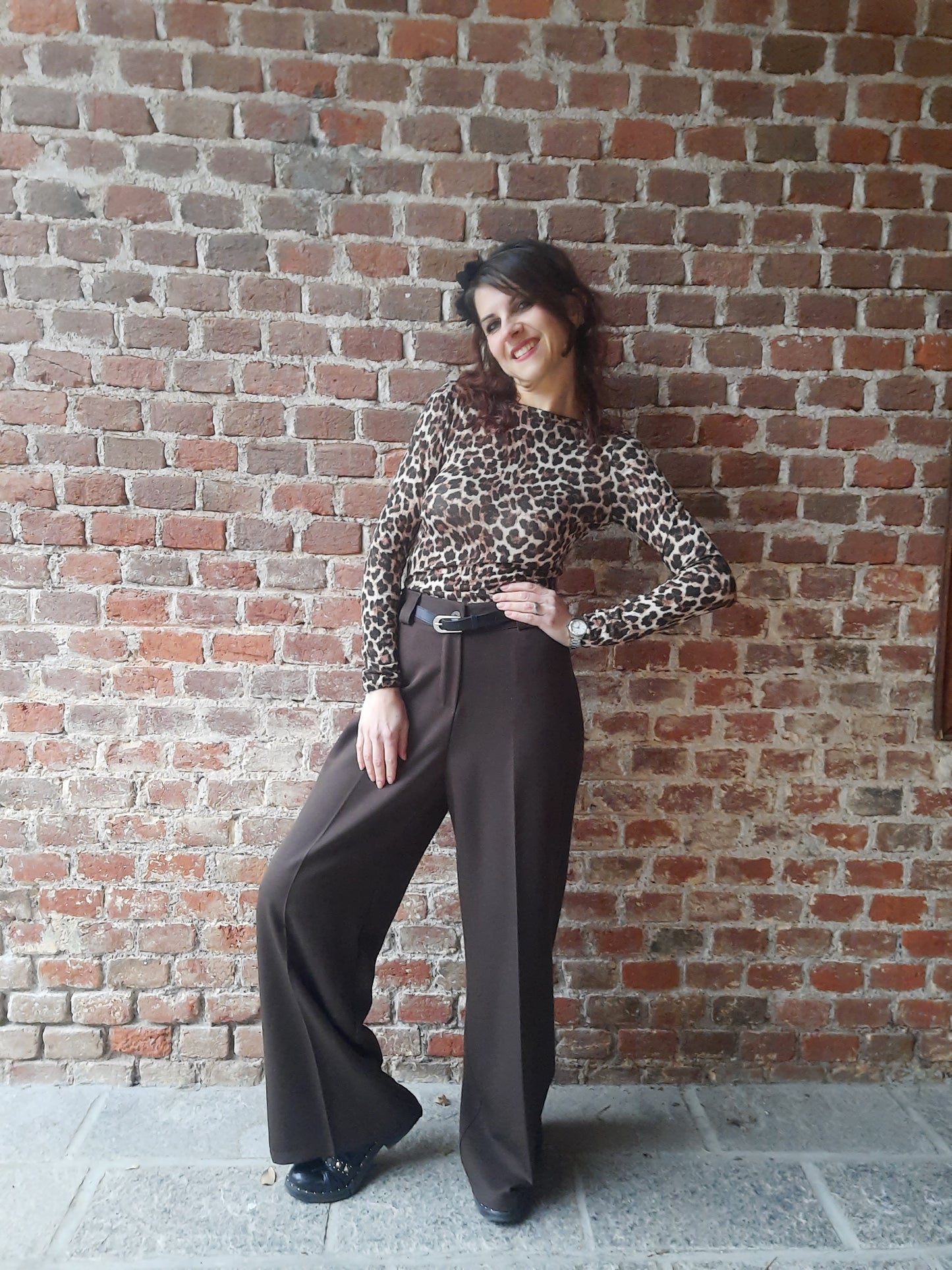 Maglia Cashmerina Leopardato