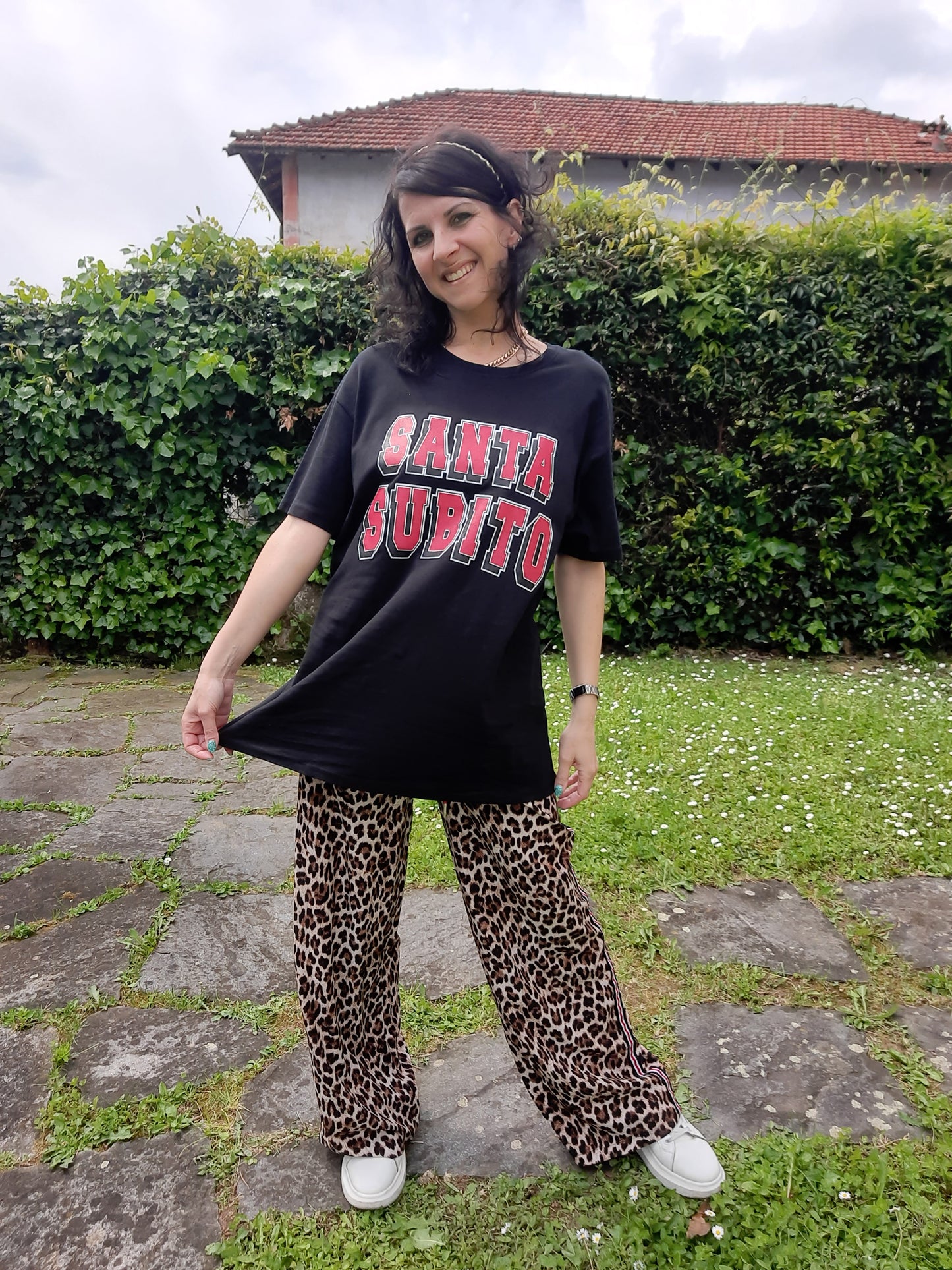 T-shirt Santa Subito Nera