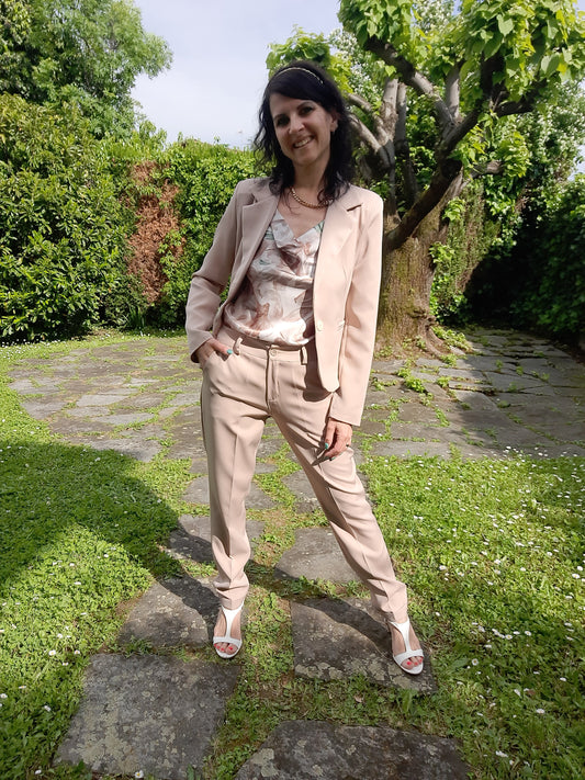 Tailleur Chic Beige