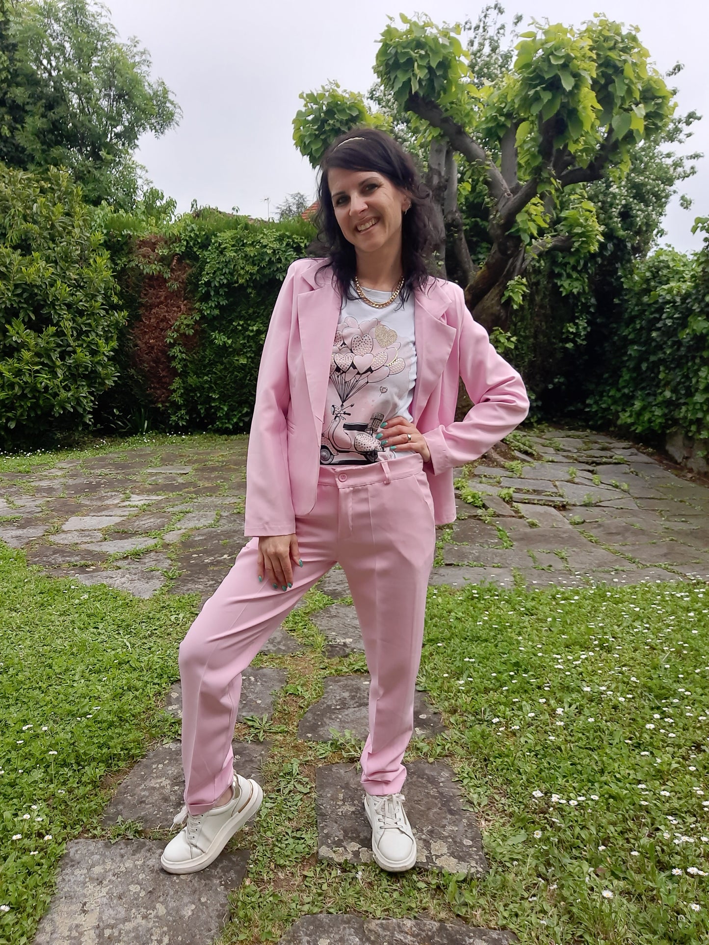 Tailleur Chic Rosa