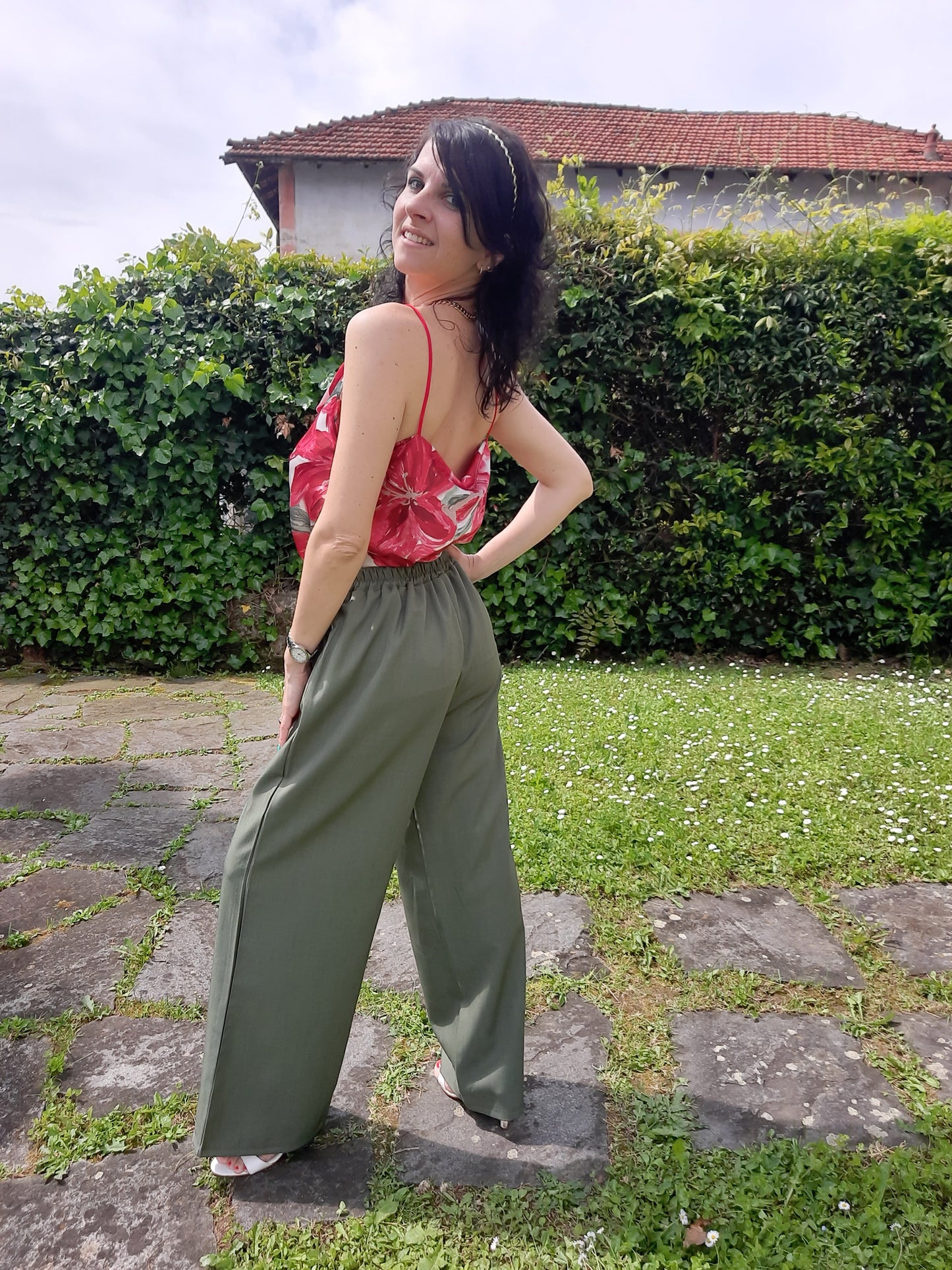 Top Romantico Rosso