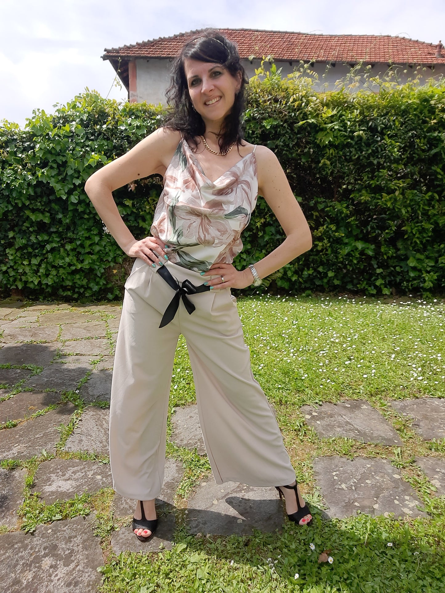 Pantapalazzo Jennifer Beige
